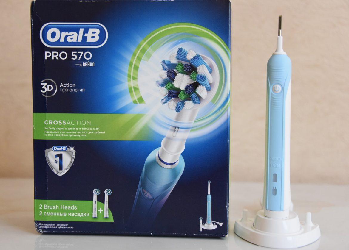 электрическая зубная щетка Oral-B Pro 570 CrossAction