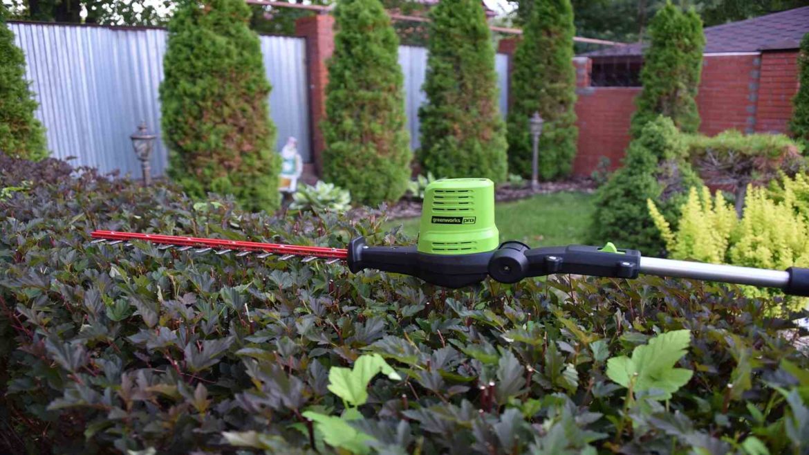 аккумуляторный штанговый кусторез Greenworks G60PHT