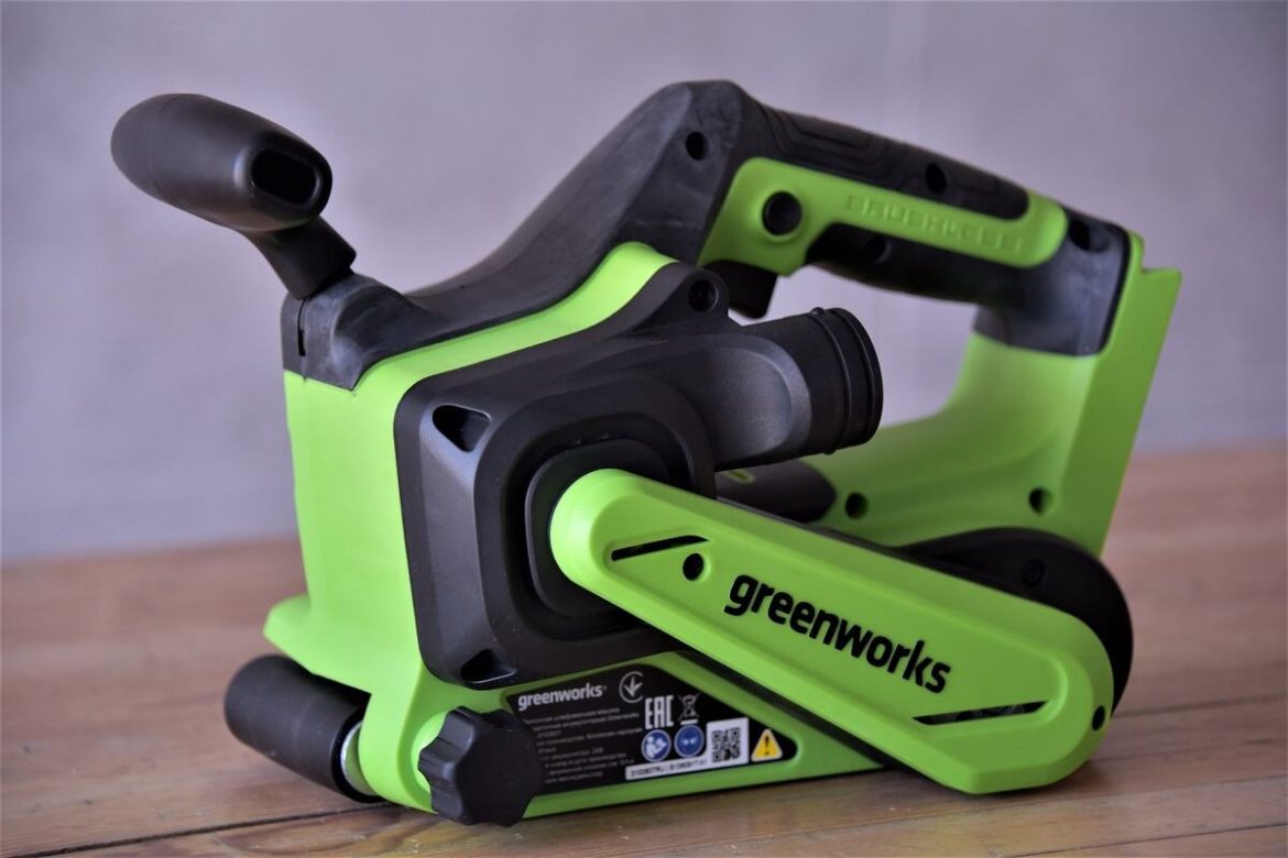 аккумуляторная шлифовальная машина Greenworks G24BS