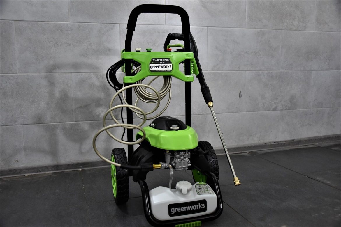 мойка высокого давления Greenworks GHP2000 внешний вид мойка высокого давления Greenworks GHP2000