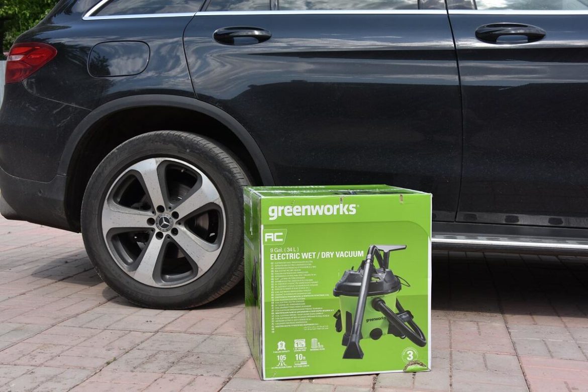 строительный пылесос Greenworks G120WDV внешний вид строительный пылесос Greenworks G120WDV