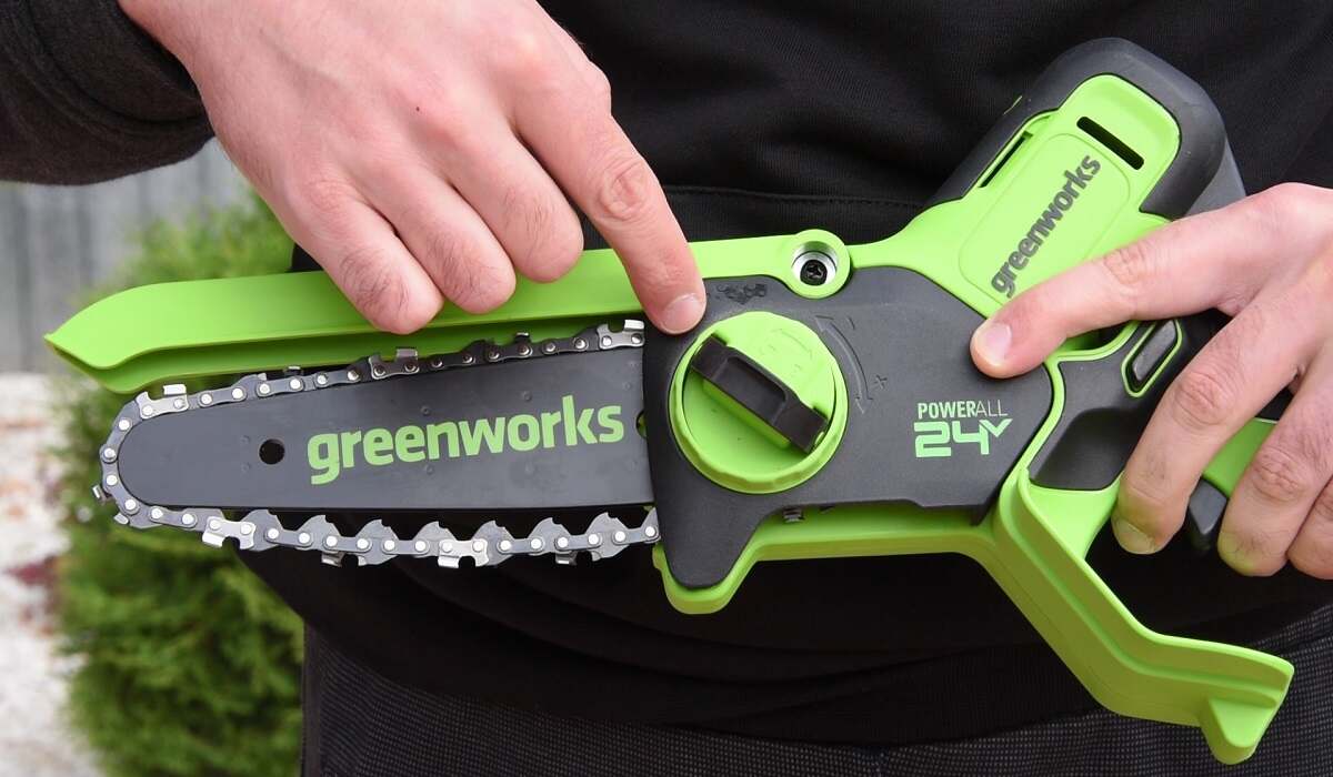 аккумуляторная цепная пила Greenworks